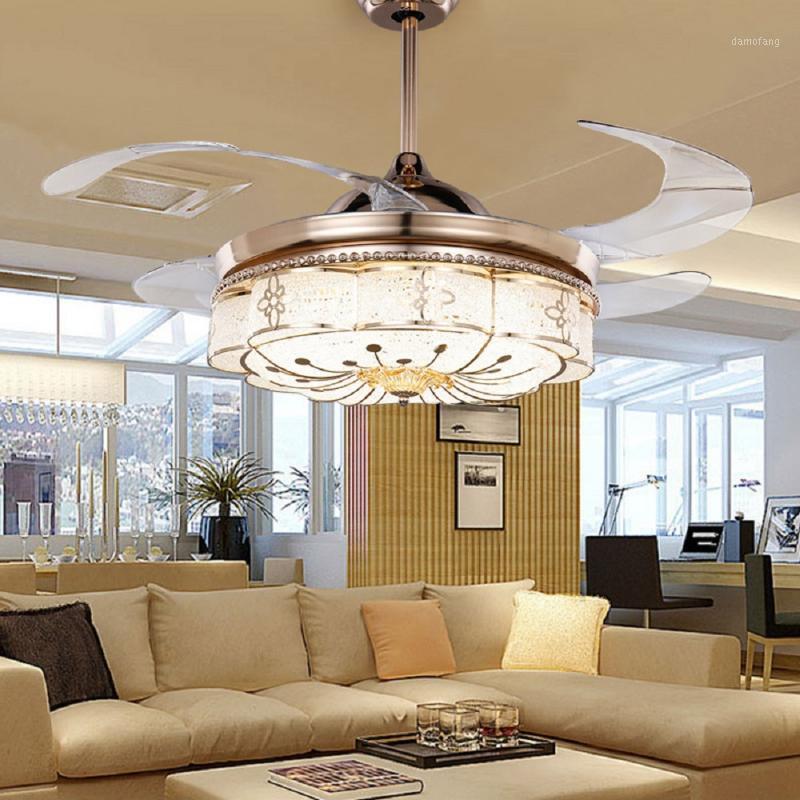 

YEELED Light 42" Invisible Ceiling Fan Light with Remote3-Color and 3 Speed Fandelier for Indoor Living Room Bedroom Dining Room1