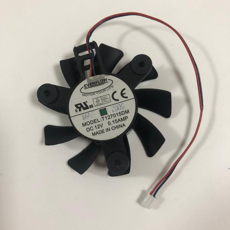 

T127015DM/T&T 7015H12B/PLA07015B12H-1 HD 4850/4830 GPU Cooler Graphics Card Fans For Powercolor HD4830 HD4850 Video Card Cooling