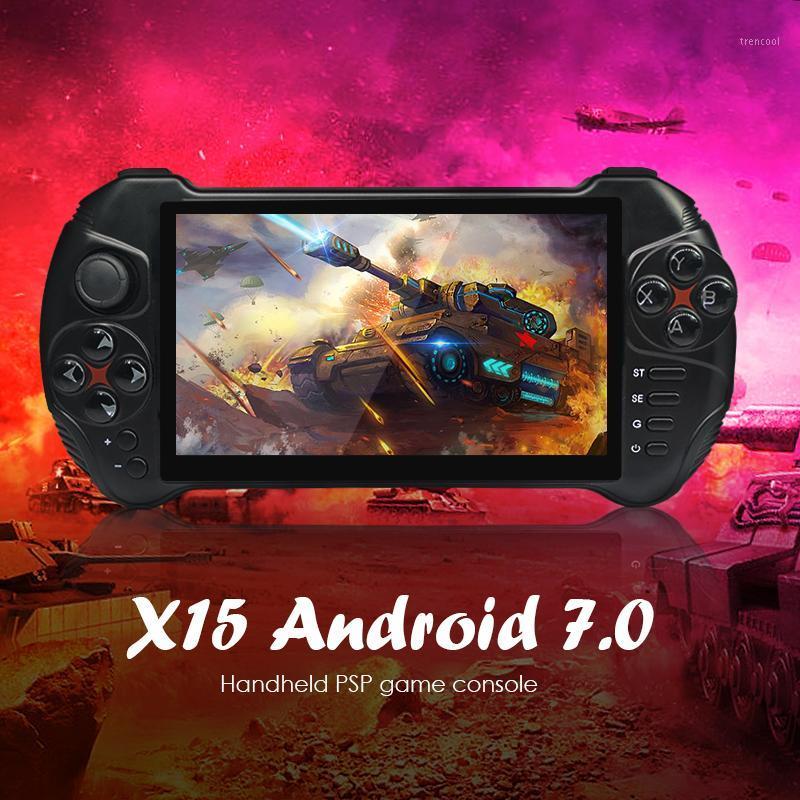 

Portable Game Players Powkiddy X15 Andriod Handheld Console 5.5 INCH 1280*720 Screen MTK8163 Quad Core 2G RAM 32G ROM Video Player1