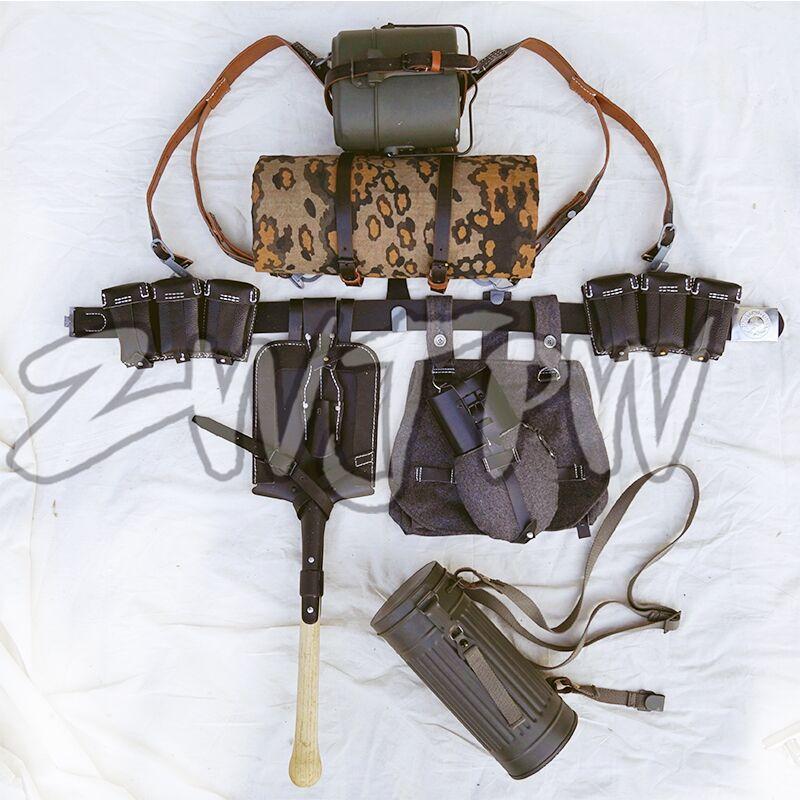 

Outdoor Hats GERMAN EQUIPMENT 98K POUCH BAG FIELD GEAR PACKAGE COMBINATION, Without tent