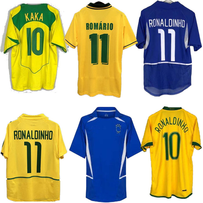 

Top 1998 RETRO VINTAGE CLASSIC RONALDO RONALDINHO RIVALDO ROMARIO Thailand Quality soccer jerseys uniforms 98 Football shirt camiseta futbol, Orange