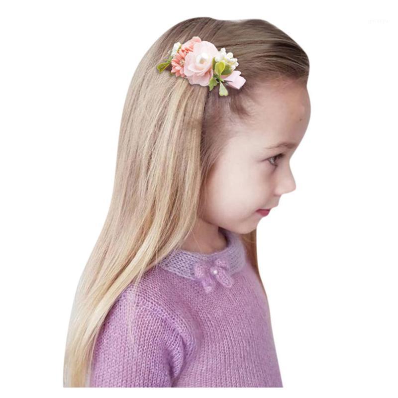 

Baby Hairpins Children Girls Cute Handmade Floral Hairclip Hairpin Baby Girls Headwear Barrettes Accessory Attractive 30JAN171