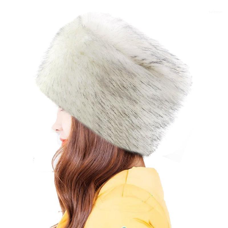 

Women's Winter Hats 2020 New Fashion Women Faux Fur Hat Russian Style Winter Cap Hats For Women Cheap1, As show