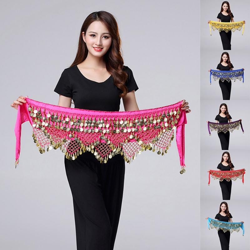 

2020 New sequins belly dance scarf Women belly dance clothes Accessories Lady Waist Chain Belt hip scarf YD001, 006