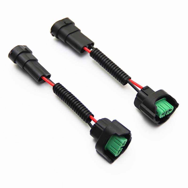 

Other Lighting System 2pcs H11 H9 H8 Extension Cable Wiring Harness Sockets Wires For Halogen Headlights 8 Inch Automobile Accessories