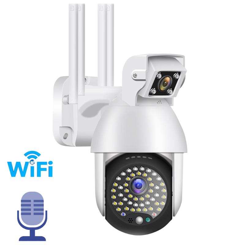 

Dual lens 1080P IP Camera Wifi Outdoor Speed Dome Wireless Wifi Security Camera Pan Tilt 4X Digital Zoom 2MP CCTV Surveillance