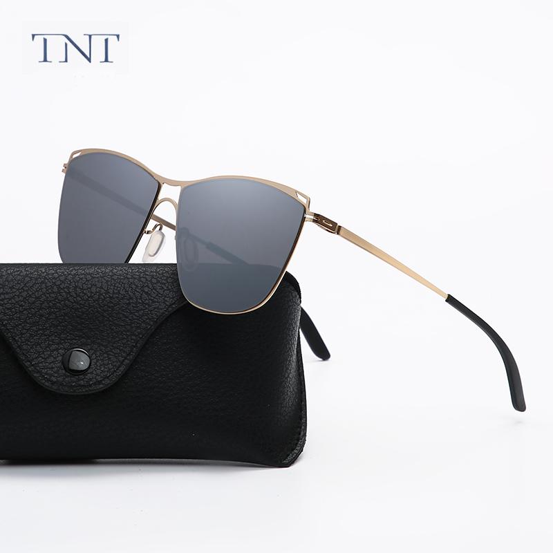 

TNT Butterfly Sun Glasses Polarized Luxury Ladies Brand Designer Steel Sunglasses Eyewear For Women Female UV400