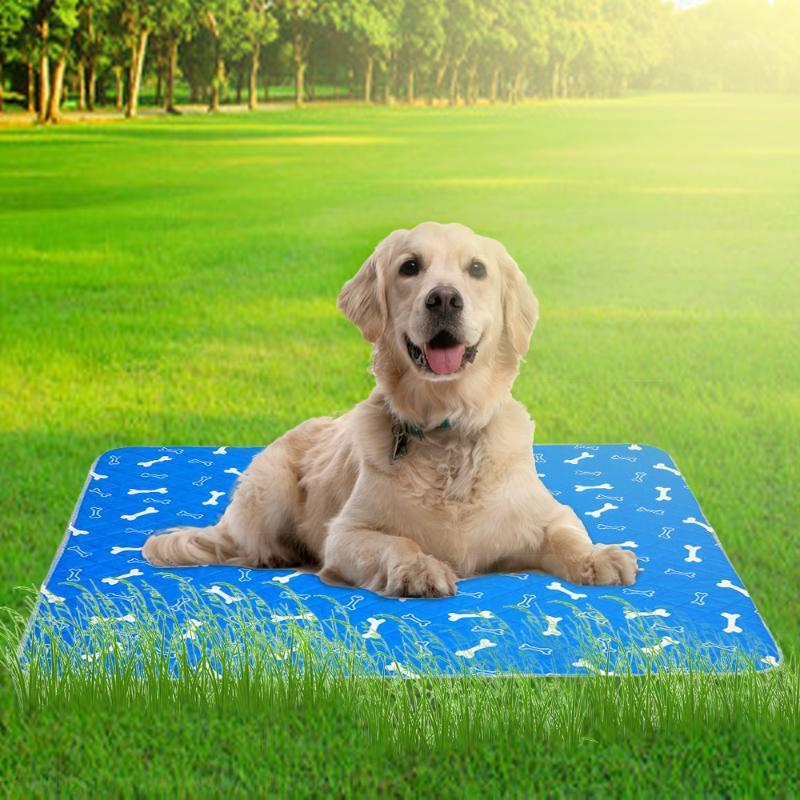 

Pet Cooling Mats Summer Dog Bed For Small/Medium/Large Dogs/Cats Pet Cool Sofa Cushion Mattress For Cat /M/L/XL Supplies1, Blue