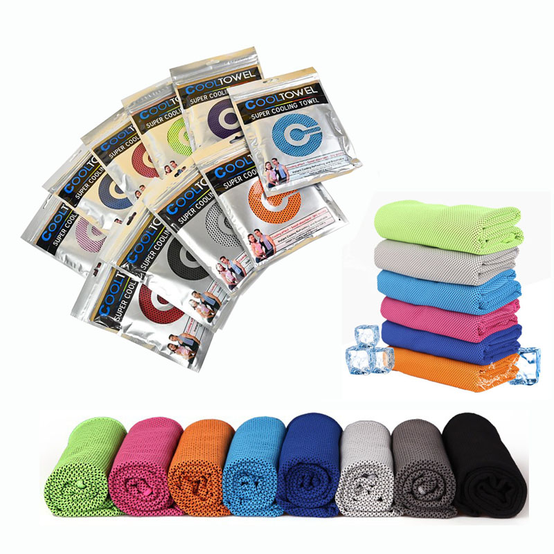 

30*80cm Sport Cool Towels Fast Cooling Sports Exercise Towels Cooler Running Outdoor Mountaineering Quick Dry Breathable Wipe Towel 0001HOME