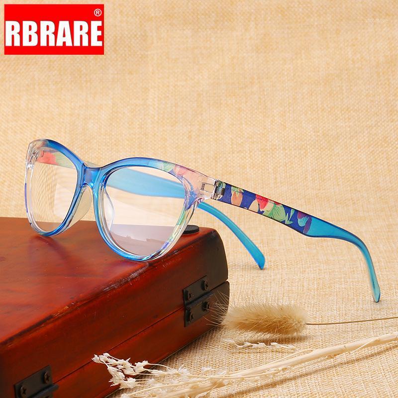 

RBRARE Plastic Cat Eye Reading Glasses Anti-blue Light Eyeglasses Women High-end Progressive Multifocal Reading Glasses Gafas1