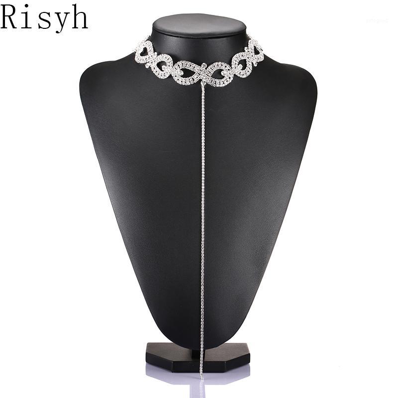 

Chokers Risyh Exaggerated Big Necklace, Fashionable Alloy Claw Drill, Vintage Female Flower Necklace Chain Collar1