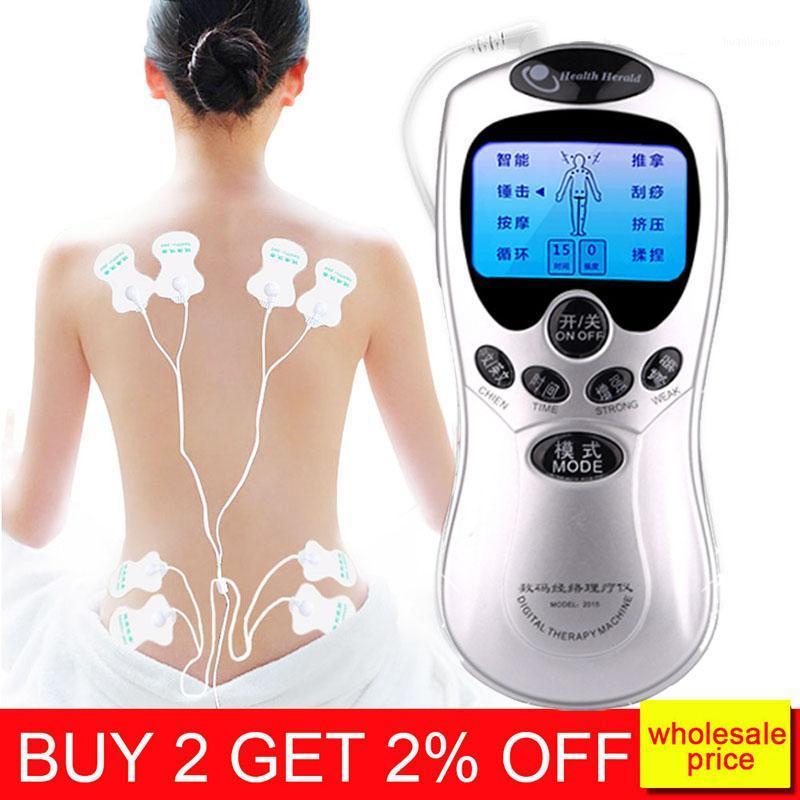 

8 models EMS Electric herald Tens Machine Acupuncture Body Massage Digital Therapy Massager Muscle Stimulator Electrostimulator1