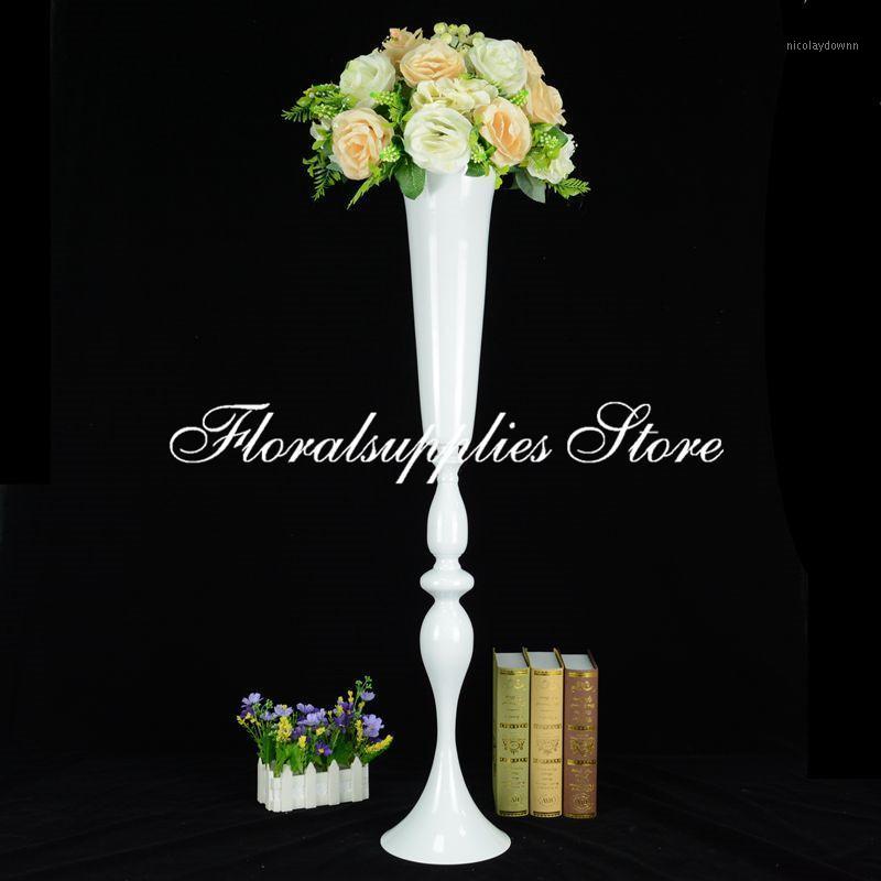 

10PCS 35 Inch Tall White Flower Vase Centerpieces for Wedding Centerpiece Vase Table Center Pieces1