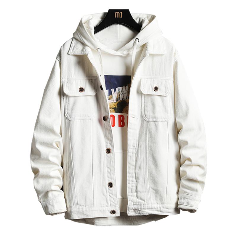 

2020 Spring Fashion New Denim Jacket Men Cotton Cowboy Jackets Men Causal Coat Streetwear Solid Clothing Tops Male Plus Size, 2028