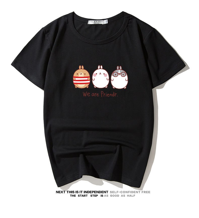 

Fashionable Women's t Shirt Summer Cotton Material O- Neck Tops Clothing Svc801 Lma7