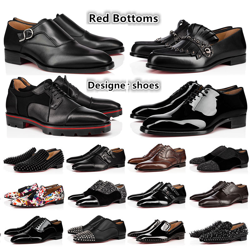 

New Arrivals men women Dress shoes spikes sneakers suede red black white leather Designer mens trainers Luxury loafers 38-46, #22