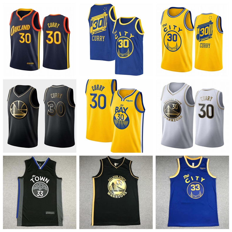 

Men Golden State Warriors Stephen Curry James Wiseman basketball jersey for a core player;Swing players sew and embroider jersey