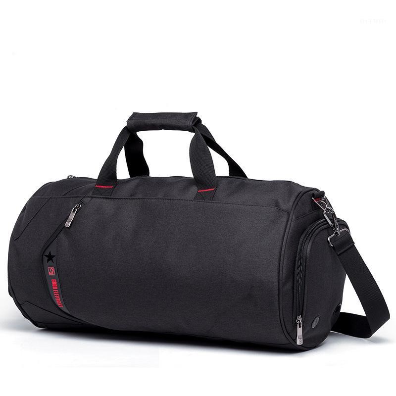 

Large Capacity Fitness Gym Bag Sports Training Bag Men Women Travel Football Basketball Cylinder Fitness Handbag SGC0111, Pink s