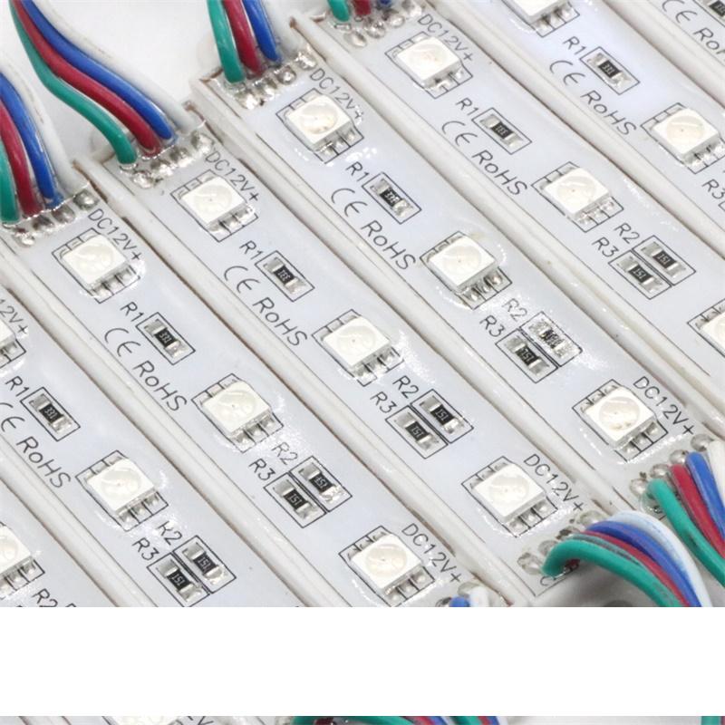 

SMD 5050 3 LED Module 12V Epoxy Waterproof RGB Color Changeable LED Modules Lighting for Sign Letter