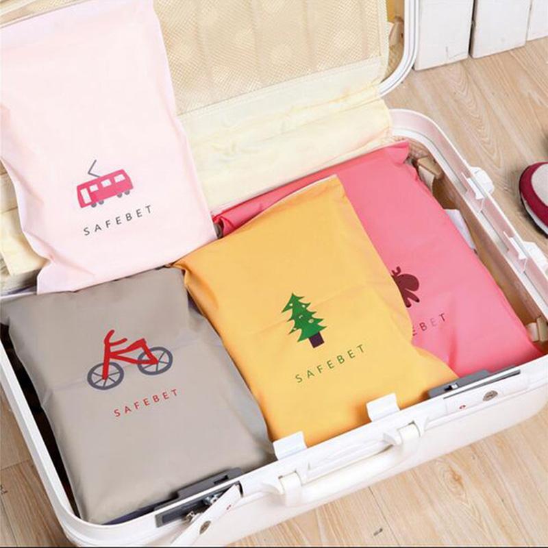 

PINMOO Fashion Luggage organize bag travel women underwear/clothing dustproof waterproof storage bag plastic bags1