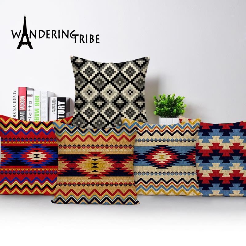 

Cushion Covers Geometric Outdoor Cushions Custom Linen Throw Pillowsc Home Decor Morocco Pillow Decorative Cushion Cover, L590-18