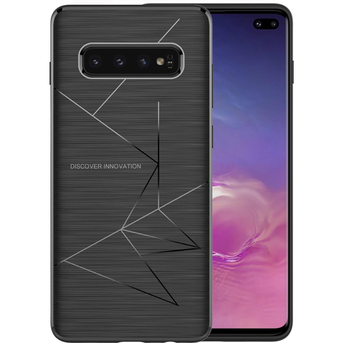 

NILLKIN Rhombus Texture TPU Protective Back Cover Case for Galaxy S10 Plus