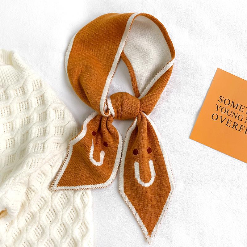

Fashion 2020 Solid Knitting Wool Scarf Women Scarves Lady Neckerchief High Quality Foulard Femme Brand Bandana Hijab