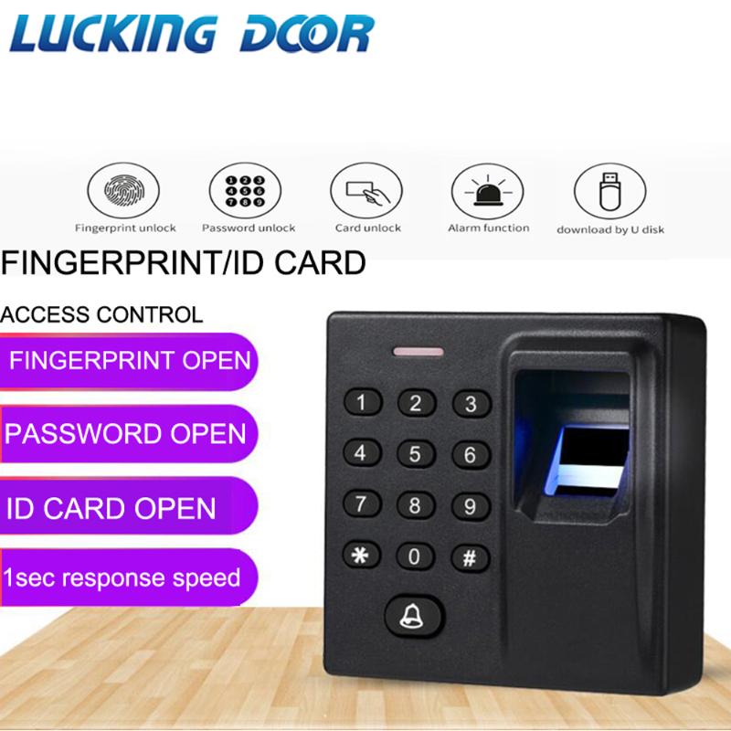 

Mini Biometric Fingerprint Access Control Standalone Door Controller Keypad Finger and Door Entry Lock D1-j