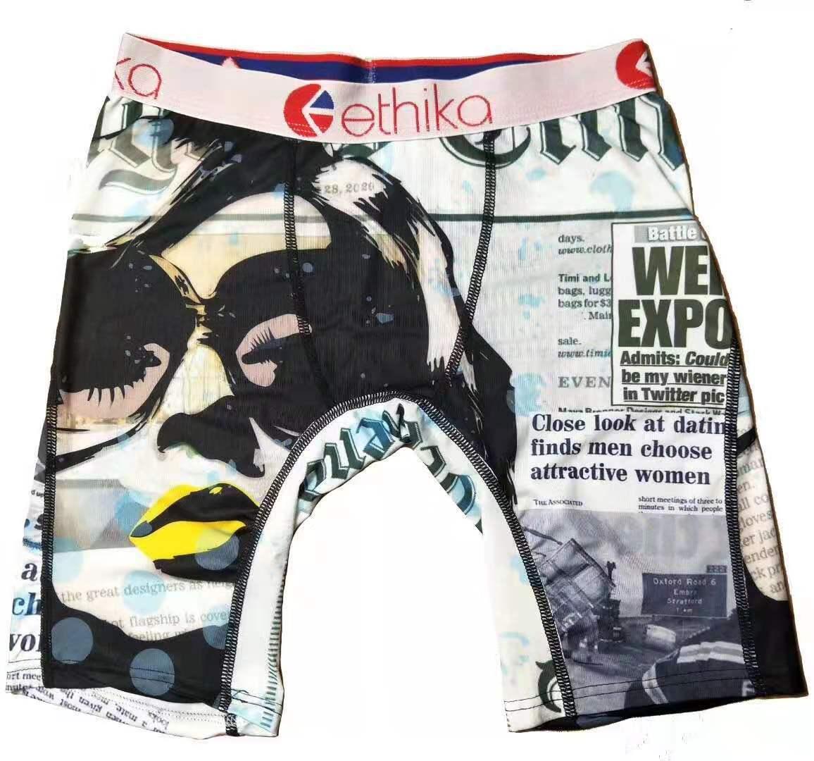 

Ethika Breathable Men Underwears Soft Mens Boxers Brief Letter Underpants For Mens Sexy Male Shorts Boxer quick dry