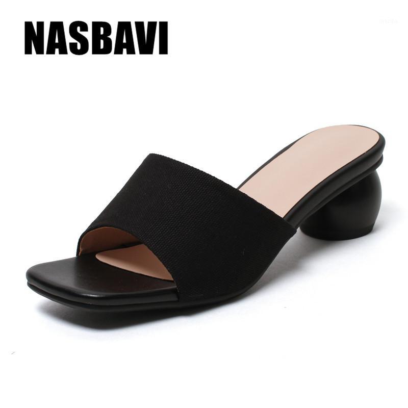 

hot sale Plus Size 31-43 women sandals Simple solid colors Summer Square Toe high heel sandals fashion party dress shoes woman1, Beige