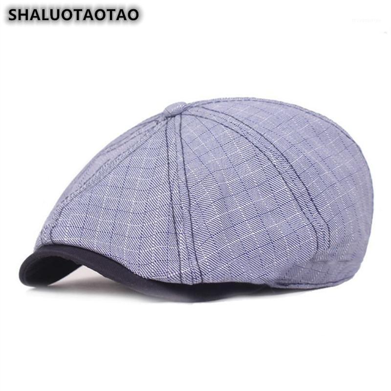 

SHALUOTAOTAO Trend Men's Autumn Cotton Linen Berets Fashion Artist Painter Snapback Cap Elegant Women's Leisure Hat Unisex New1, Color 3