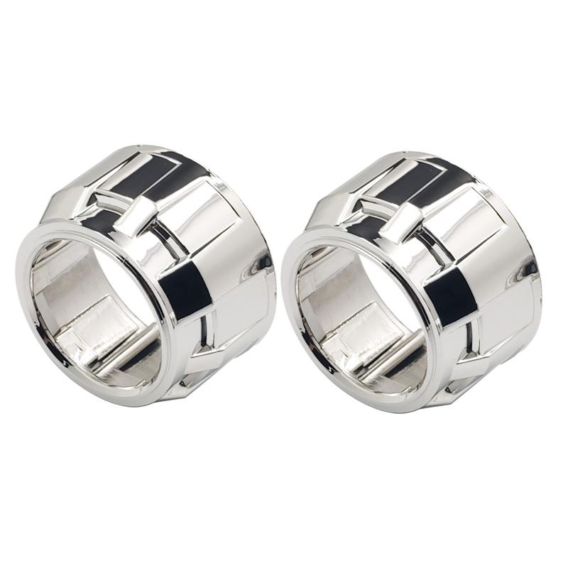

Car Styling 2.5 Inch Bi Xenon HID Projector Lens Silver Shroud Auto Motorcycle Headlight Retrofit Light Casing Cover