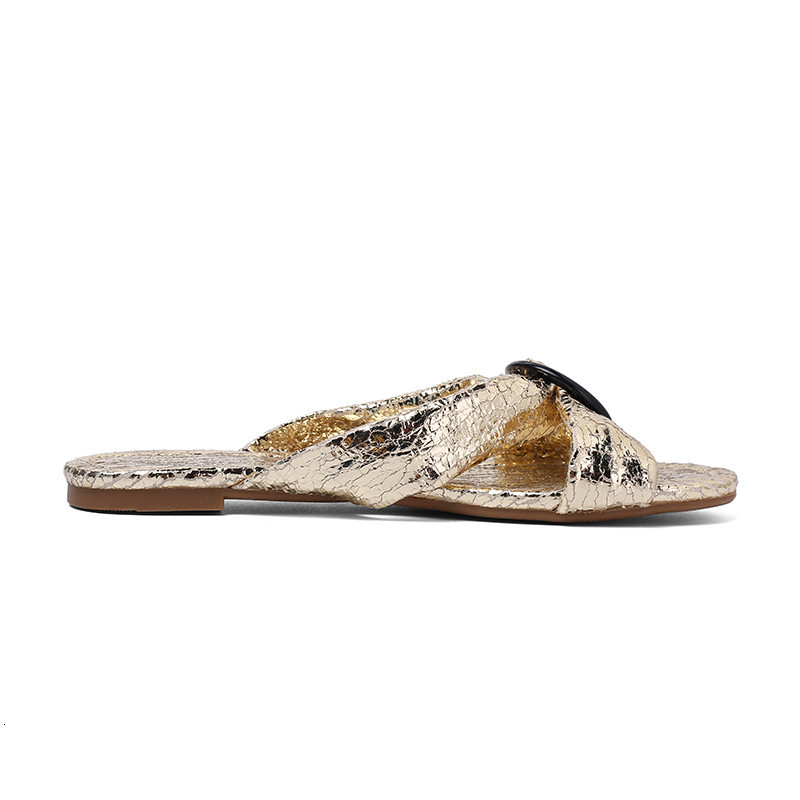 

2021 New Newer Female Simple Slipper Solid Colors Woman-size-43 Shoes RFLJ, Black