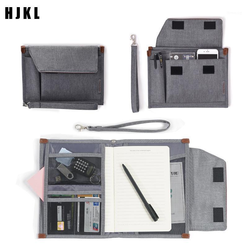 

Travel accessoriesTravel Portable Briefcase Waterproof Oxford Business Multi-Layer Document Certificate Bag Mens Large Passport1