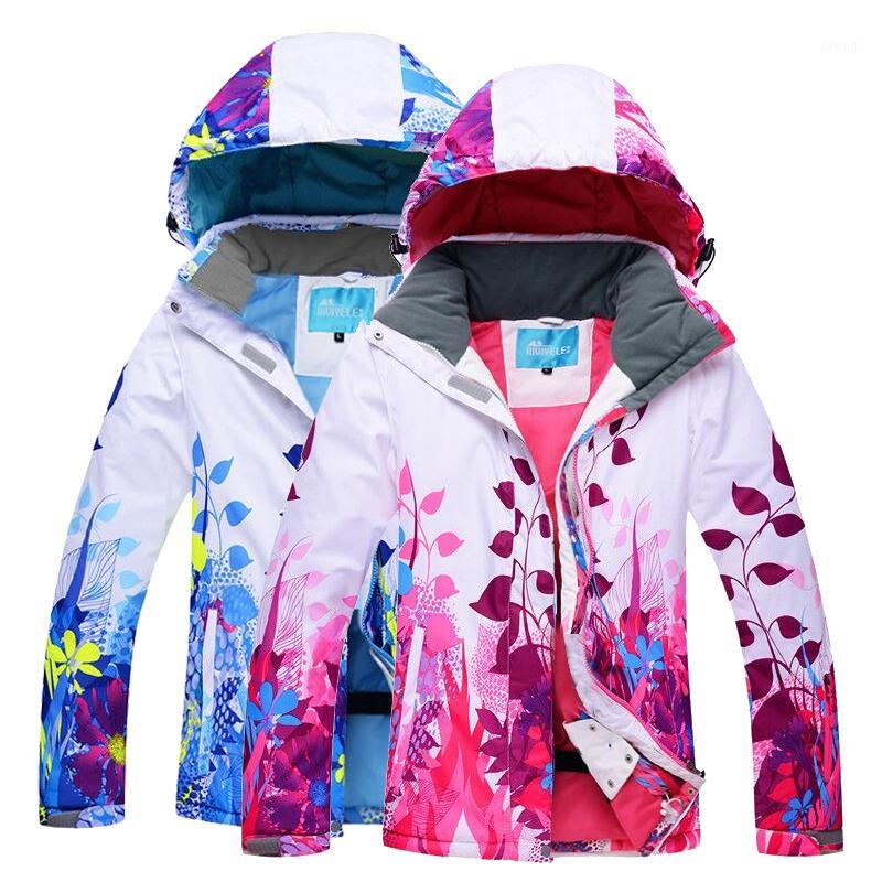 

Professional Women Windproof Waterproof Ski Jacket Coats Female Winter Warm Outdoor Sport Snow Skiing Snowboarding Clothing1, Color 1