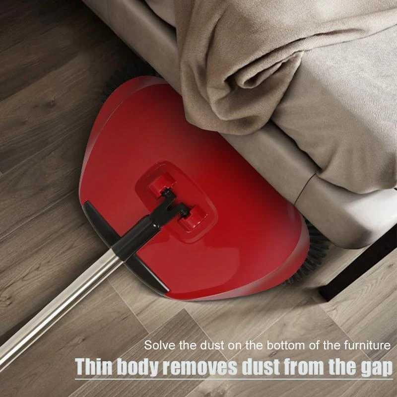 

Sweeping Machine Push Type Hand Push Magic Broom Dustpan Handle Household Cleaning Package Hand Sweeper mop1