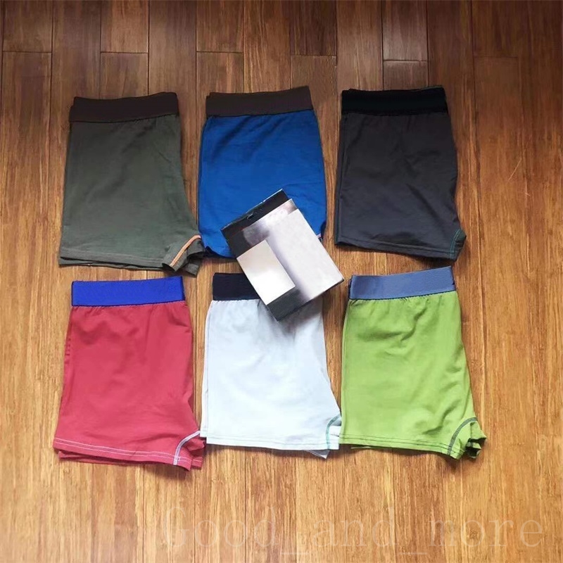 

Underpants Boys Men Fashion Solid Color Five Sizes Cotton Sexy Boxer Briefs Comfortable Breathable Underwear, Multi