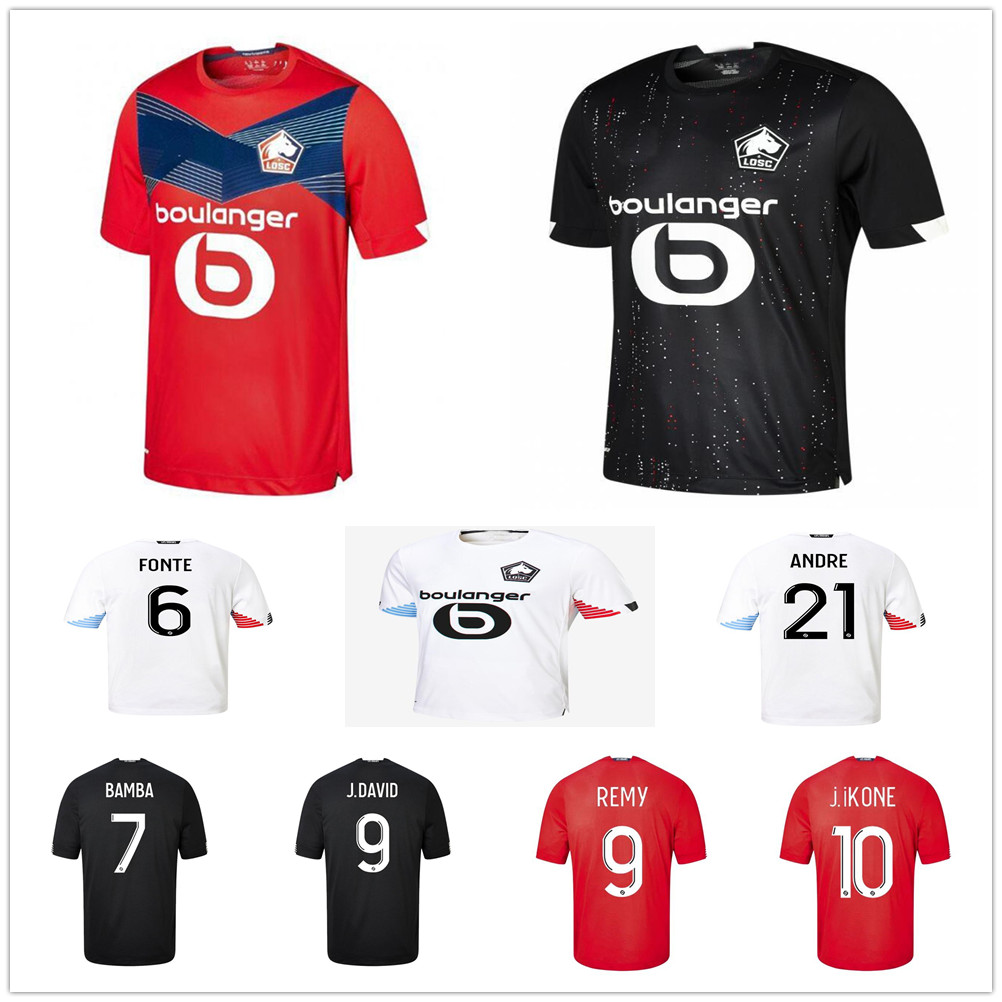 

20 21 LOSC Lille soccer jerseys third away home Adult kids man 2020 maillot de foot OSIMHEN BAMBA FONTE YAZICI J.IKONE 3rd football shirts, Blue men size s-xxl
