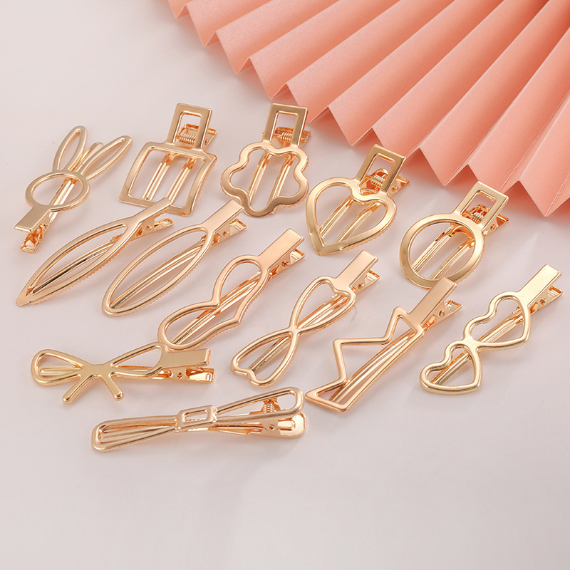 

Hair Clips for Silicone Resin Molds, DIY Hair Bow Clips Pearl Hairpin Hair Accessories for Girls Women Rose Gold 7CM 1 PCS 122135