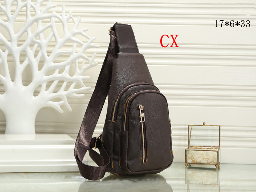 

YY Avenue PU leather Men Casuals Sporty Shoulder Bag Fashion Crossbody Fanny Pack Man Outdoor Shoulders Packet Chest Packs Outdoors Casual Cycling Bags, Extra shipping