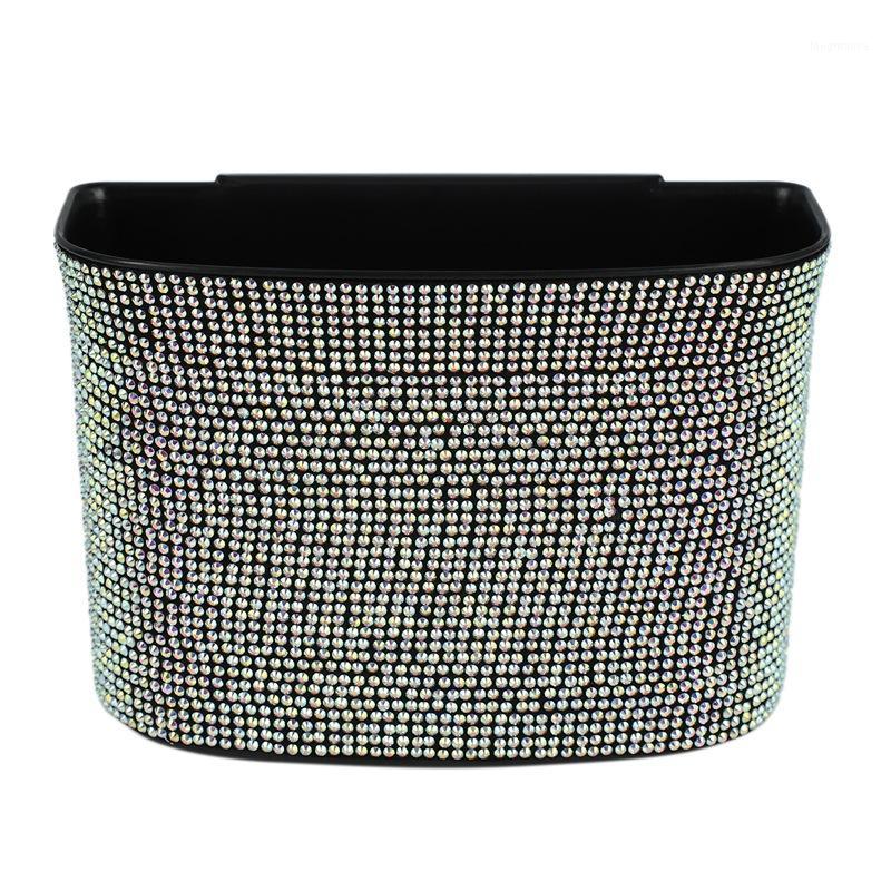 

Car Storage Bag Crystal Sparkled Diamond Cover Interior Garbage Bag Universal Auto SUV Truck Car Styling1