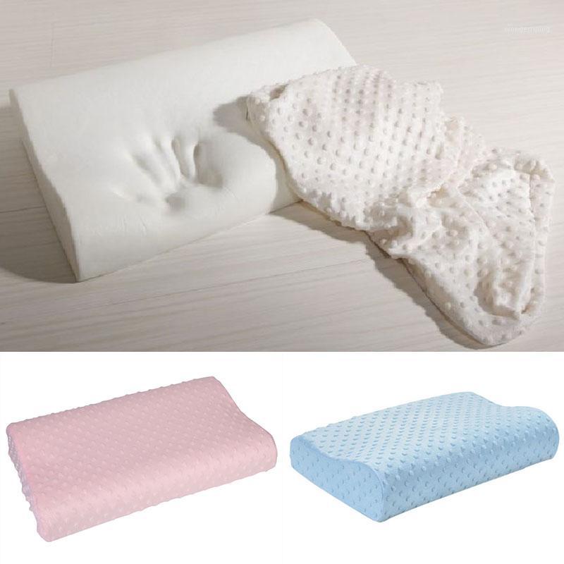 

Pillow Case For Sleeping Sofa Memory Foam Pillow Solid Color Super Soft Orthopedic Case For Neck1