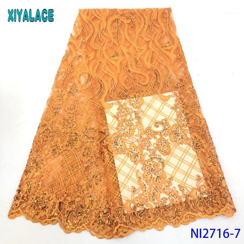 

African Swiss Lace Fabric 2020 High Quality Lace Cotton Laces Fabrics Dry with Stones Tulle 2 Yards KS3153B1