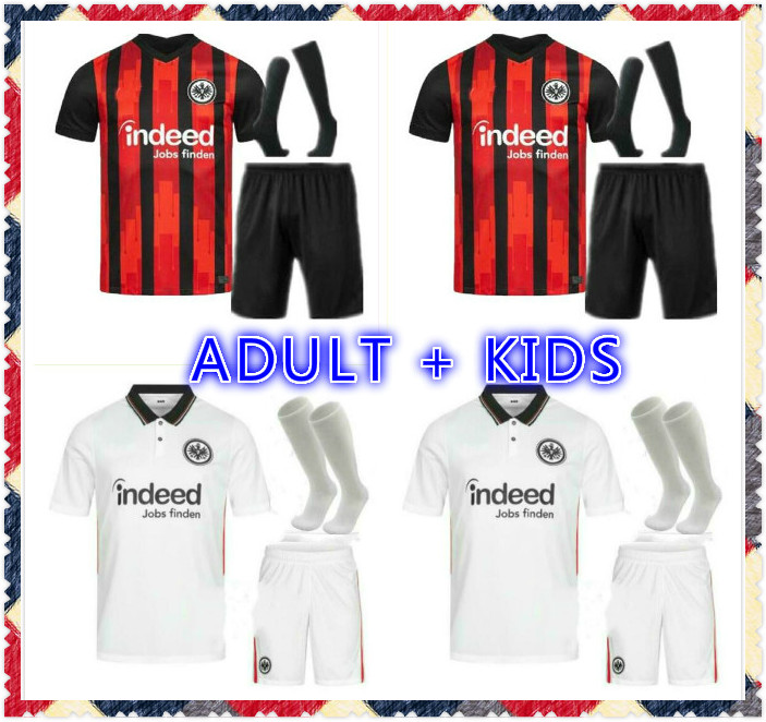 

Adult kids kit 20 21 Eintracht Frankfurt Soccer Jersey SILVA COSTA 2020 2021 Frankfurt Home DOST sow KOSTIC Hinteregger KAMADA MEN KIDS KIT