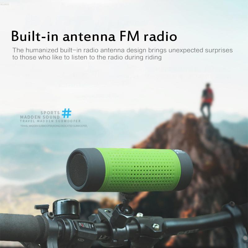 

Bicycle Stereo Outdoor Wireless Bluetooth Speaker TF Card Radio Strong Light Waterproof Portable Wireless Speaker1
