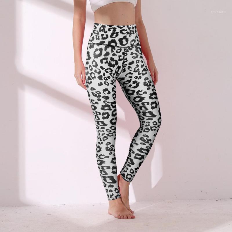 

High Waist Fitness Gym Leggings Women Seamless Energy Tights Workout Running Activewear Yoga Pants Leopard Sport Trainning Wear1, Gray