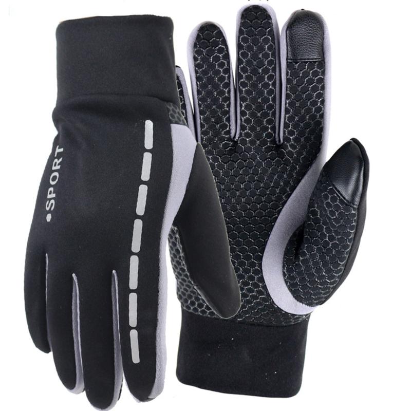 

Mens Winter Warm Gloves Therm With Anti-Slip Elastic Cuff,Thermal Soft Lining Gloves Driving PU Leather #30