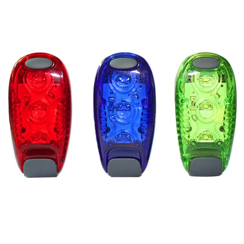 

Bike Cycling Lights Super Bright 3 Led Bike Light Taillight Safe Lamp Warning Mountaineering Backpack Helmet Run