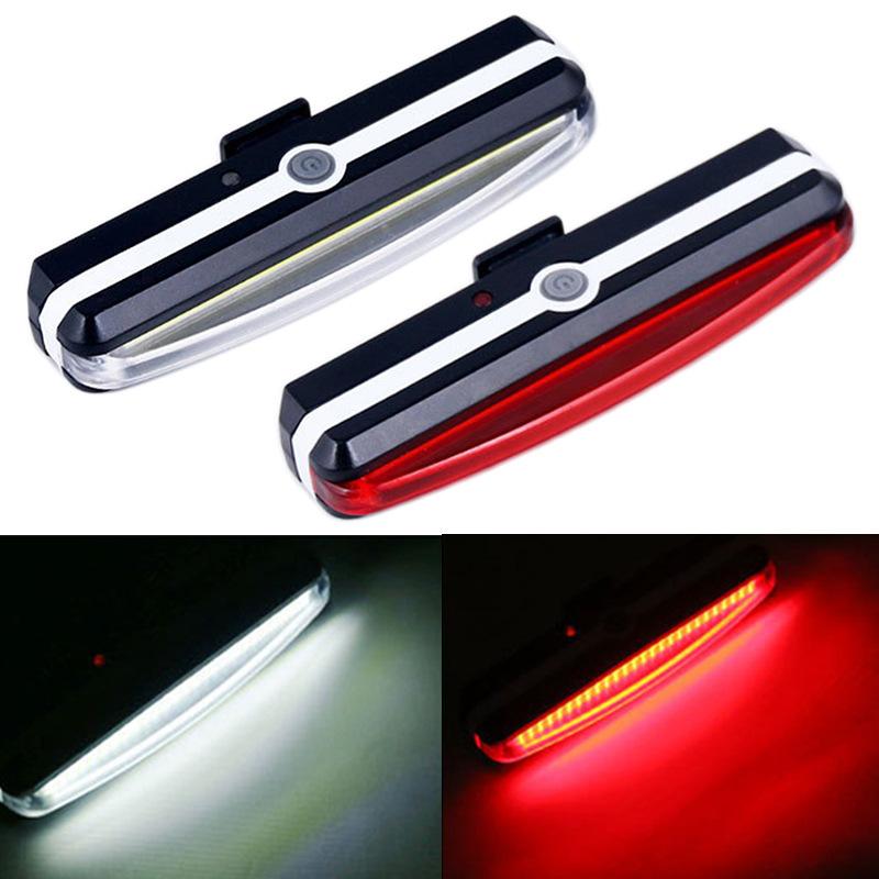 

Bicycle Long Tail Light 2266 USB Charging Mountain Bike Waterproof LED Warning Light Mountain Bike Accessories cycling