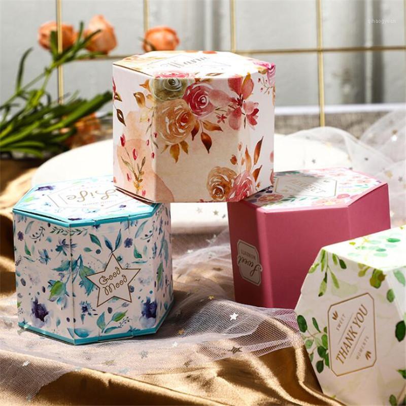 

10Pcs/Lot Chocolate Candy Box Gift Birthday Party Decorations Kids Flowers Baking Storage Packaging Wedding Boxes Present1